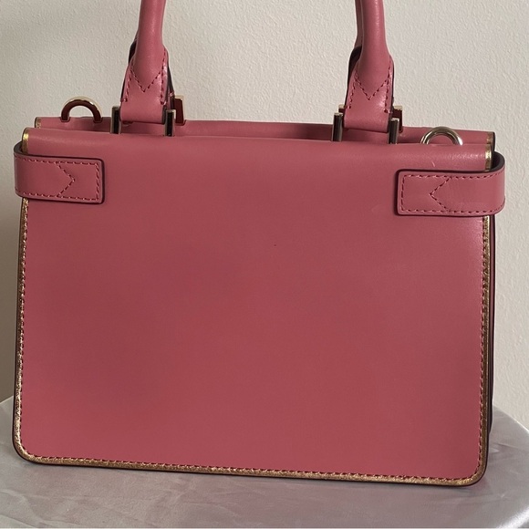 Michael Kors Tatiana Mini Leather Bag with lock charm - Picture 5 of 16